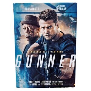 Gunner DVD 2024 Luke Hemsworth Morgan Freeman‎ Action Thriller Movie